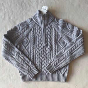 Aritzia merino wool 1/2 zip sweater new with tags